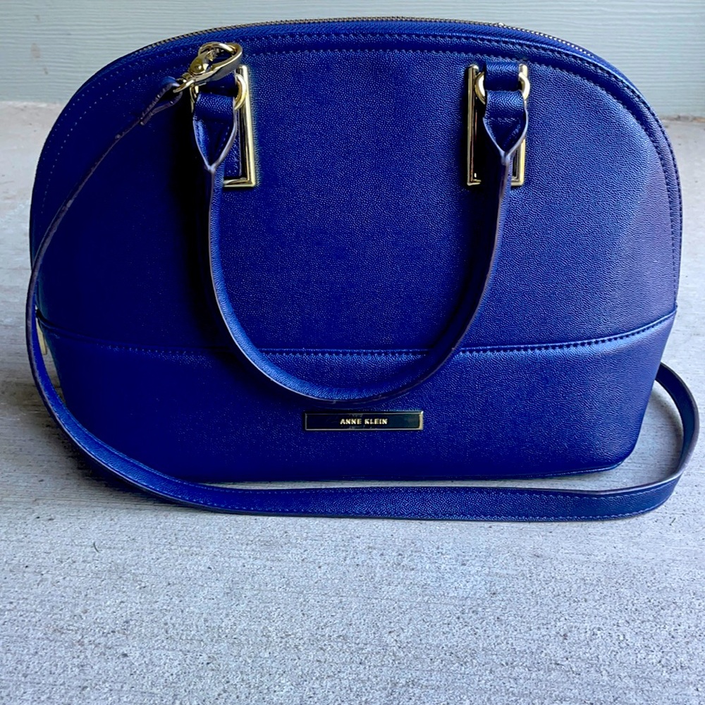 Navy blue Anne Klein purse